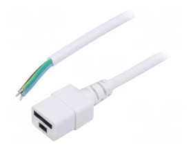SN26-3/15/2WH Kabel: 3x1,5mm2, IEC C19 żeński, Dł: 2m, 16A