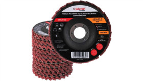 Tarcza Polerska Listkowa Średnia 125Mm Filc Lamelka Z Włókniny Schmith