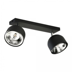 Lampa sufitowa ALTEA BLACK 2 PŁ + żarówki 6518 TK Lighting