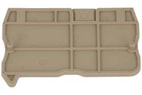 Pokrywa końcowa; do złączek na szynę DIN; DP2.5C; szary; Dinkle; RoHS