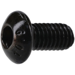 R-TECH 337365 M3 X 6 Hex Socket Button Screws Steel Black - Pack Of 100
