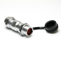 Złącze wielostykowe przemysłowe 9-pinowe M12 Montaż na kablu Gniazdo RS PRO