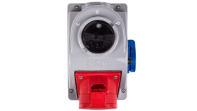 Gniazdo Stałe Z Wyłącznikiem L-0-P 32A 5P 400V + 2P+Z 230V Ip44 Combo-Pol...