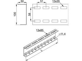 Profil BDFCH100/2,75NMC 2mm 863725 BAKS