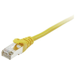 Equip 605561 RJ45 patch cable CAT 6 Yellow gold plated 2.00 m Network Cable