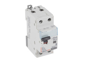 Wyłącznik różnicowoprądowy z członem nadprądowym B 10A 1P+N 6kA 30mA typ A P312 serii DX3 410963 LEGRAND