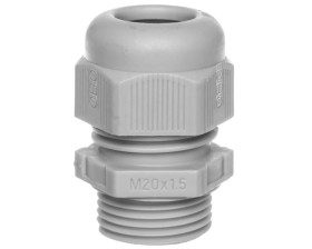 Dławnica kablowa poliamidowa M20 IP68 V-TEC VM20 jasnoszara 2022847