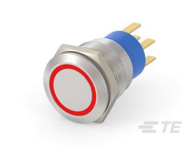 Nasadka przełącznika Chwilowy Podwójny biegun - pojedynczy rzut Tuleja TE Connectivity