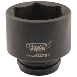 Draper Expert 05042 Expert 62mm 3/4&quot; Square Drive Hi-Torq&#xAE; 6 Point Impact Socket