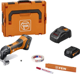 Akumulatorowe nożyce do blachy Fein ABLS 18 1.6 E AS Set 2x 5Ah 71300664000
