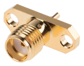 Złącze koncentryczne Montaż na kołnierzu Żeński 50Ω typ złącza Złącze SMA 18GHz Lutowane typ kabla Koncentryczny