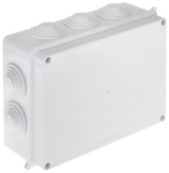 Puszka odgałeźna z dławnicami 200x155x78 IP65 PK-200X155