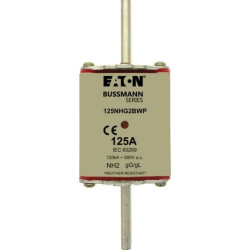 Wkładka bezpiecznikowa, nożowa, LV, 125 A, AC 500 V, 120 kA, NH2, gL/gG, IEC, 125NHG2BWP