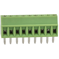 TruConnect 213909 2.54mm Low Profile 9 Way Terminal Block