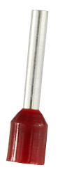 Końcówka kablowa zaciskana 1.5mm² długość 12mm Czerwony średnica 1.7mm Izolowane RS PRO