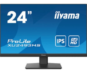 Monitor komputera, Czarny, 24cal, 1920 x 1080 Pixels ProLite XU2493HS-B4, iiyama