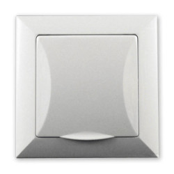 OPAL Gniazdo bryzgoszczelne z uziemieniem Schuko białe GPT-17 OpH BI