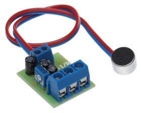 Mikrofon CCTV moduł audio 20Hz-18kHz regulowany MP-1/R