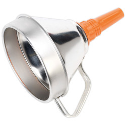Sealey FM16 Funnel Metal with Filter 160mm