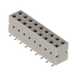 Amphenol 89898-309LF DUBOX Connector Female Shrouded 30-POS 2.54mm Pitch