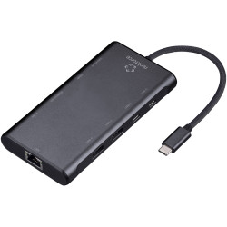 Renkforce RF-6700434 USB hub 10 ports USB 3.2 2nd Gen USB C connector Black