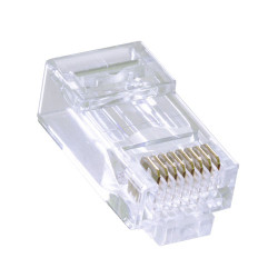 Złącze Ethernet Złącze RJ45 Montaż powierzchniowy Cat6a L-Com, proste 1-żyłowe