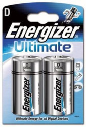 bateria alkaliczna Energizer Ultimate LR20 D (blister) - 2 sztuki