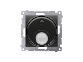 SIMON 54 Wyłącznik z czujnikiem ruchu z przekaźnikiem czarny DCR11P.01/49 KONTAKT SIMON