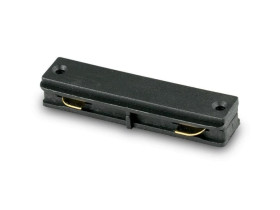 Łącznik Prosty Czarny 1-fazowy do Szyn Oświetleniowych