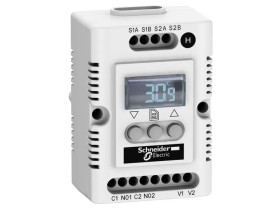 Elektroniczny higrostat ClimaSys CC ekran OLED 200/240V NSYCCOHY230VID SCHNEIDER ELECTRIC