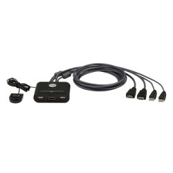Przełącznik KVM HDMI CS22HF, 2-portowy USB 1 1, Aten HDMI