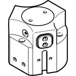 Chwytak pneumatyczny, palce: 3, Podwójna, Równoległy, 8 barów