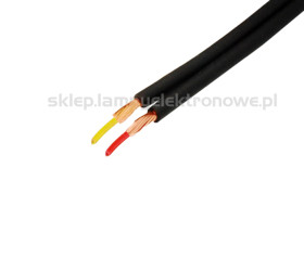 Przewód montażowy 2 x RCA płaski OFC Tasker C118 Black
