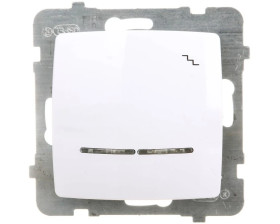 KARO Łącznik schodowy z podświetleniem biały ŁP-3SS/m/00