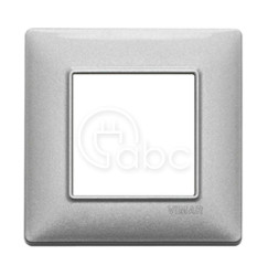 Ramka ozdobna Plana, 2M, Metalized Silver, 14642.71