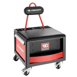 Wózek na narzędzia, na kółkach, 2-szufladowa, 580 x 470 x 540mm, Facom