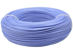 Kabel silikonowy SIF 180C 300/500V 6 ciepłoodporny LSOH niebieski linka BSG 100m