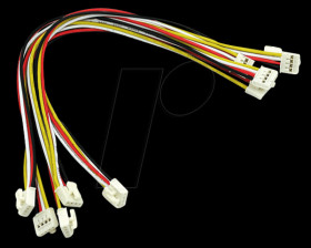 110990027 Arduino - Grove Universal Cable, 4-Pin, 20cm, buckled (5er Bag)