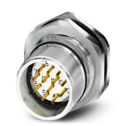 Złącze wielostykowe przemysłowe 17-pinowe M23 Montaż tylny Wtyczka Phoenix Contact