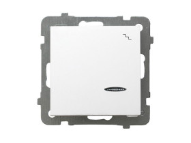 AS Wyłącznik schodowy podświetlany biały ŁP-3GS/m/00 OSPEL