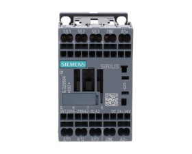 Stycznik kolejowy S00 AC-3 4kW / 400V 1R 24VDC 0.7...1.25 US z warystorem przyłącze sprężynowe do sterowania z PLC 3RT2016-2XB42