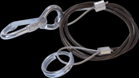 Trailer - breakaway cable with hooks/rings
