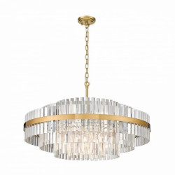 Lampa wisząca CONSTANTINOPLE kolor szczotkowany mosiądz metal/szkło, 16xG9 IP20 P0567-16A-2GAC Zuma Line