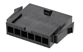 Obudowa złącza 6-pinowe -rzędowe raster: 3mm Molex Męski Montaż na panelu Micro-Fit 3.0 Wtyk Micro-Fit 3.0