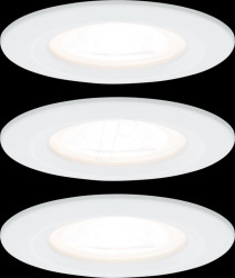 93442 Nova recessed light, 6.5 W, 2700 K, rigid, round, matt white, se
