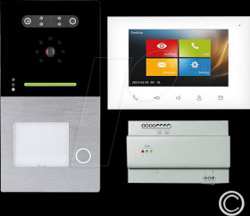 232 650 Video door phone system for 1-family house, with access control