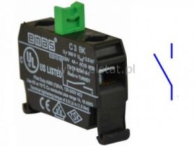 Styk pomocniczy 1Z ( NO ) Emas, tylne mocowanie