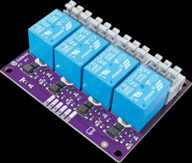 333022 Developer boards - Relay, 4 channel, SRD-05VDC-SL-C