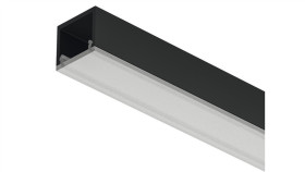 Profil Led Nawierzchniowy, Czarny, 2101 Häfele Lighting, 83395733