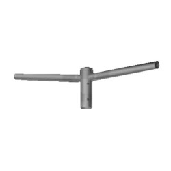 Wysięgnik alum WR-4/2/0,5/5 ZP anodowany inox ROS